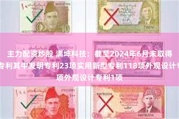 主力配资炒股 满坤科技：截至2024年6月末取得142项专利其中发明专利23项实用新型专利118项外观设计专利1项