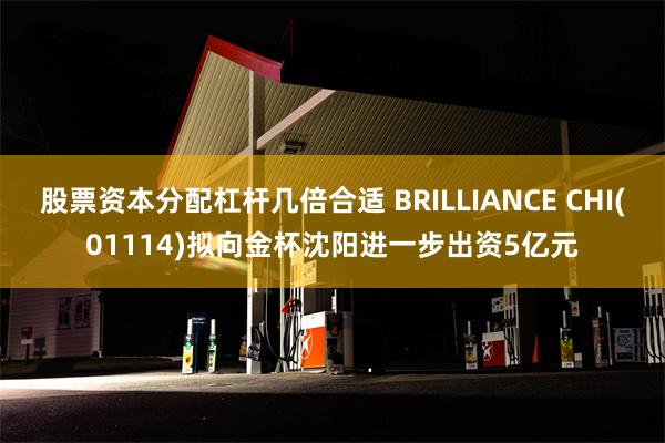 股票资本分配杠杆几倍合适 BRILLIANCE CHI(01114)拟向金杯沈阳进一步出资5亿元