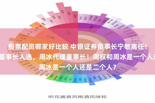 股票配资哪家好比较 中银证券董事长宁敏离任！推荐周权为董事长人选，周冰代理董事长！周权和周冰是一个人还是二个人？